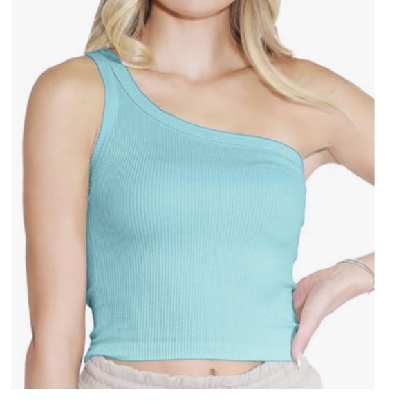 Girls One Shoulder Tank - Picture 3 of 7